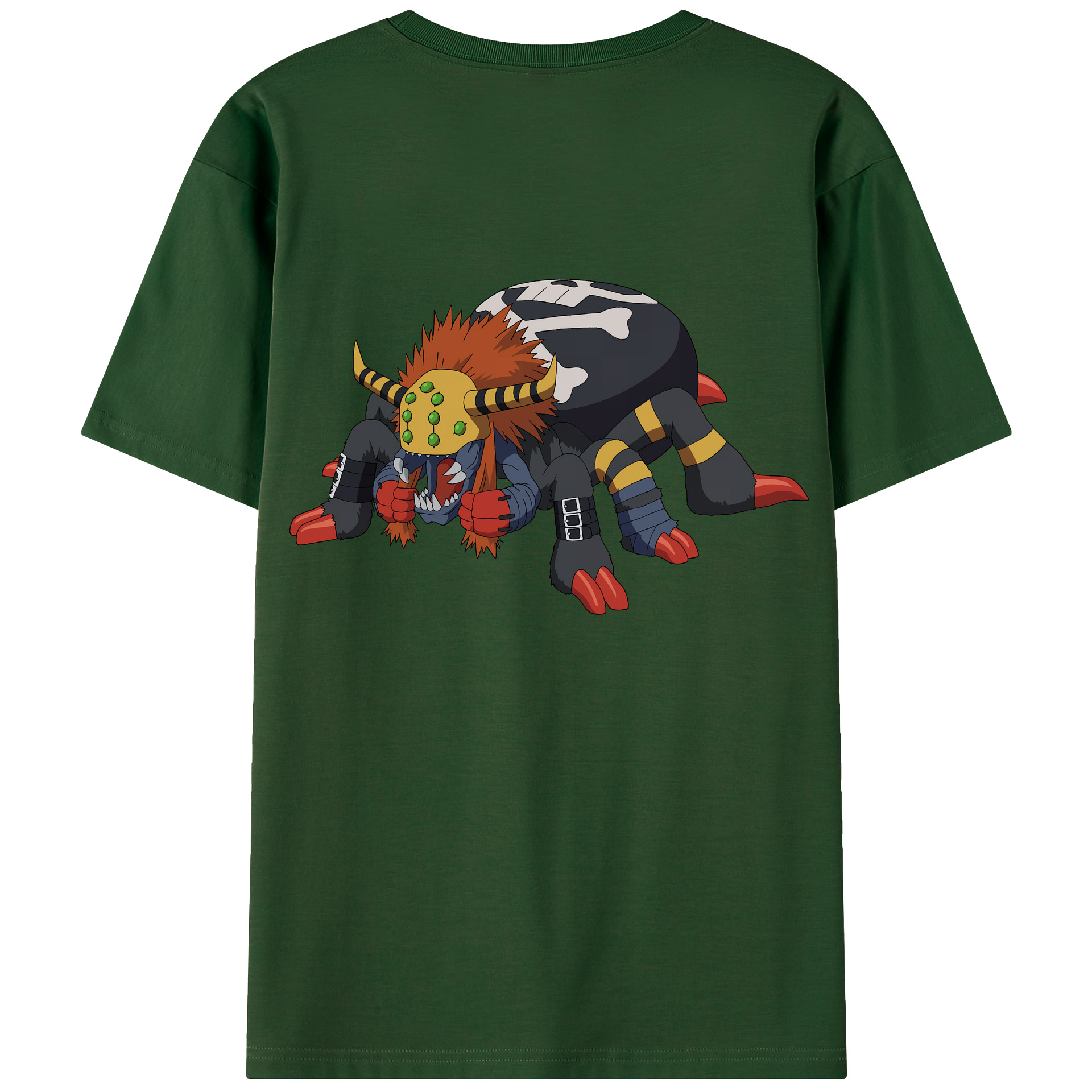 （画像用） Digimon デジタルモンスター/デジモン 綿100％半袖Tシャツ（背面プリント）